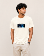 Krishna Eyes Regular Fit 100% Cotton T-Shirt